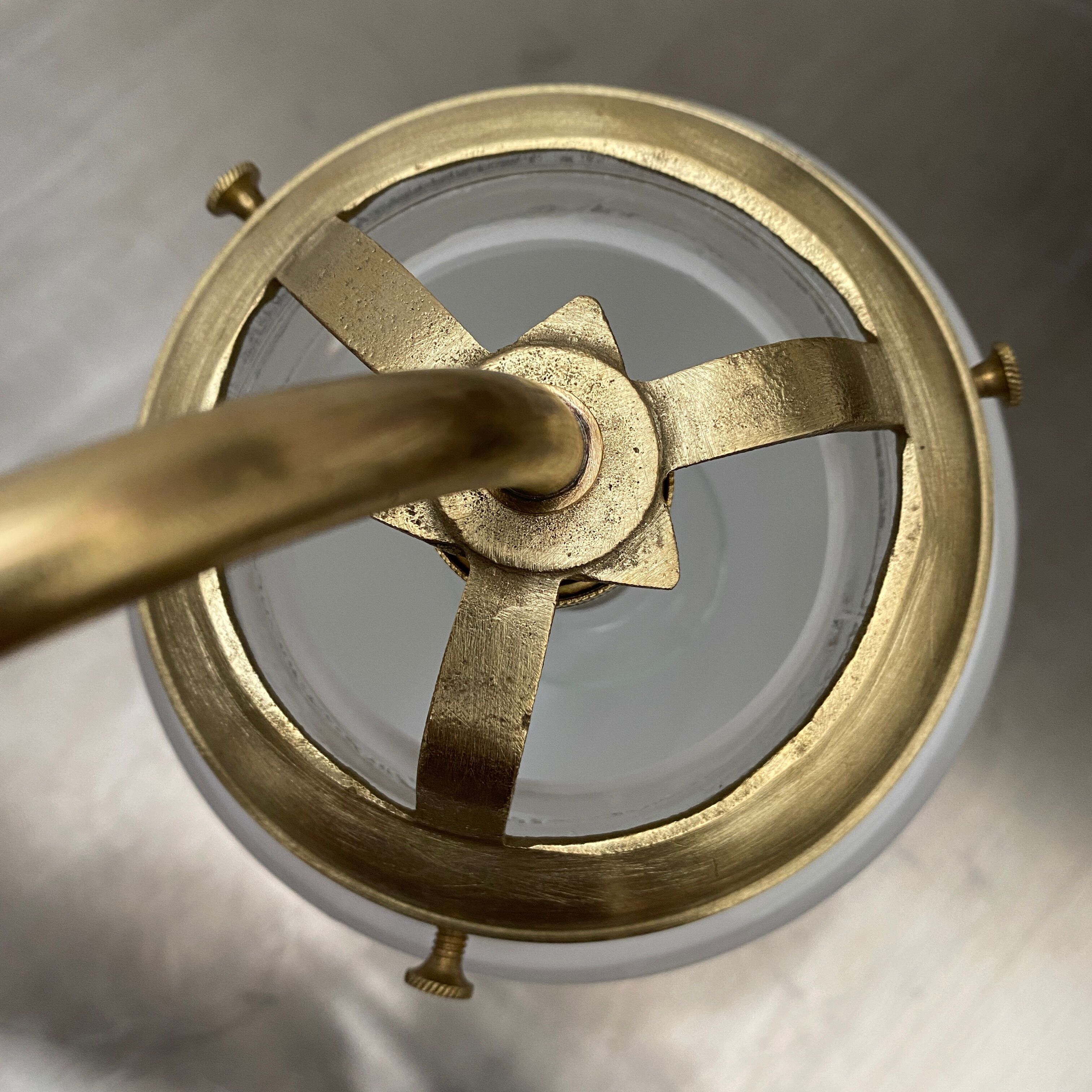 Ancient opaline 1950 vintage opaline