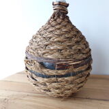 Demijohn braided wicker