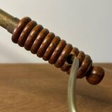 Adjustable brass desk lamp 1940s France