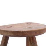 Wooden tripod stool, 1950s