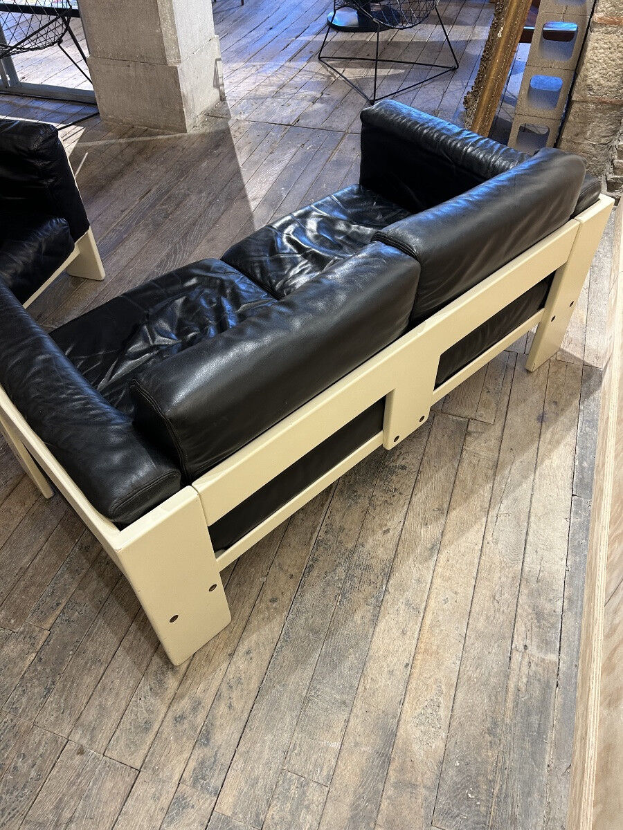 Bastiano sofa and armchair by Afra & Tobia Scarpa