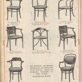 Set of four 1980's chairs by TON