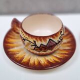 Part of a Quimper ceramic dinner service signed Paul Fouillen