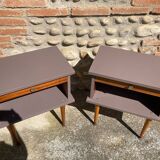 Paire de table de chevet