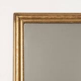 19th C Rectangular Flower and Leaf Mirror