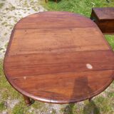 Table 6 pieds ancienne avec rallonge