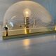 Pair of wall lights or flush mounts in plexiglass by Leola, 1970s, Germany.