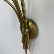 Mid-century brass wall light sconce, 1950s