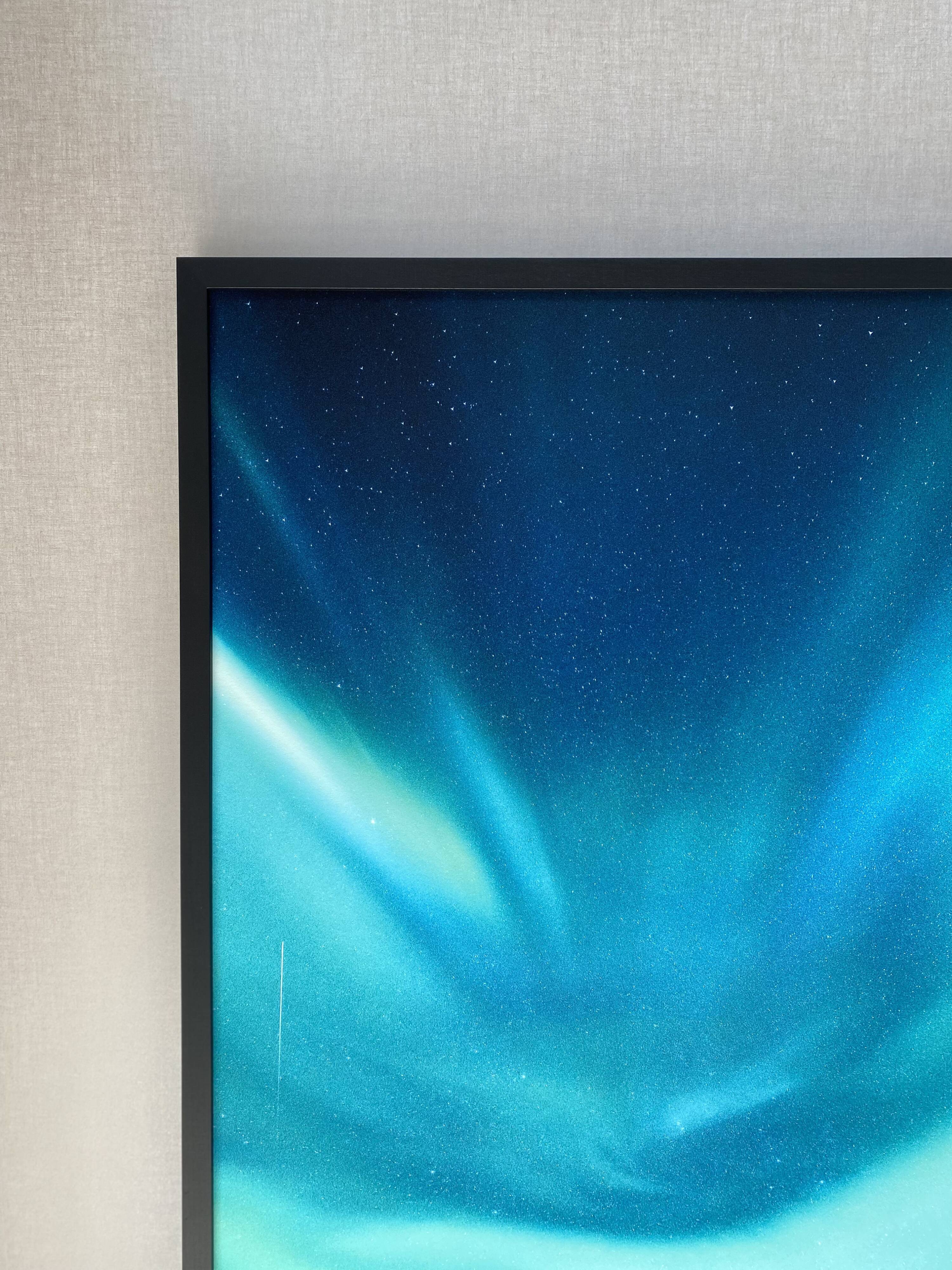 Fine Art Print – Aurora Borealis and Orionid Meteor | Night Photography