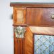 Antique buffet circa 1900 in hardwood and gilded bronze, Egyptian Revival style.