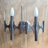 Pair of sconces from Sciolari circa 70