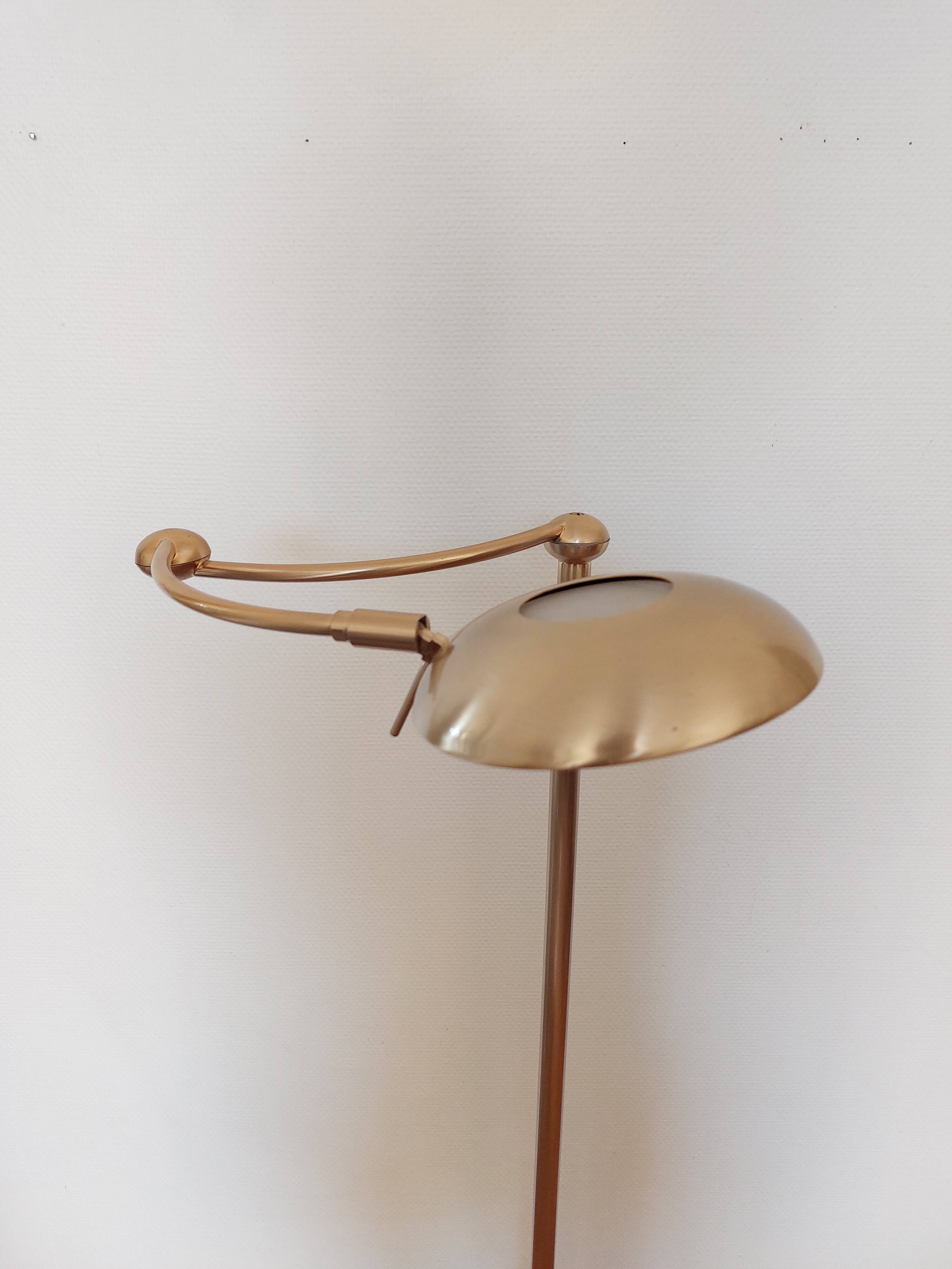 Vintage brass reading light