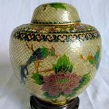 Openwork plique-à-jour enamel pot - 1920 to 1949 - China