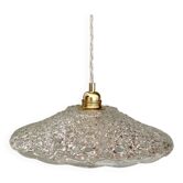 Vintage glass pendant lampshade - tableware collection -