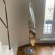 Space age standing mirror