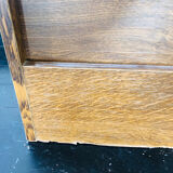 Filing cabinet with a curtain