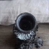 Grey cherub church torch candlestick