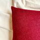 Coussin en laine rouge - 40 cm
