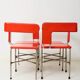 Chaises asymétriques (4), post-moderne, Italie, 1980s