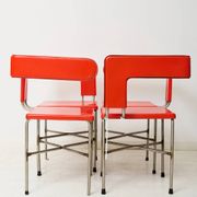 Chaises asymétriques (4), post-moderne, Italie, 1980s