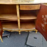 Venetian style lacquered 3-door sideboard