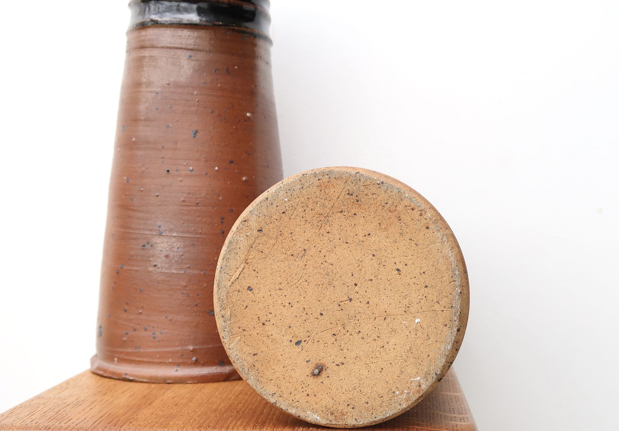 Stoneware vases by Pierre Digan La Borne 60s