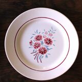 6 small paired plates Badonviller Saint Amand Luzin Digoin Sarreguemines