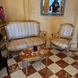 vintage regency wall mirror.