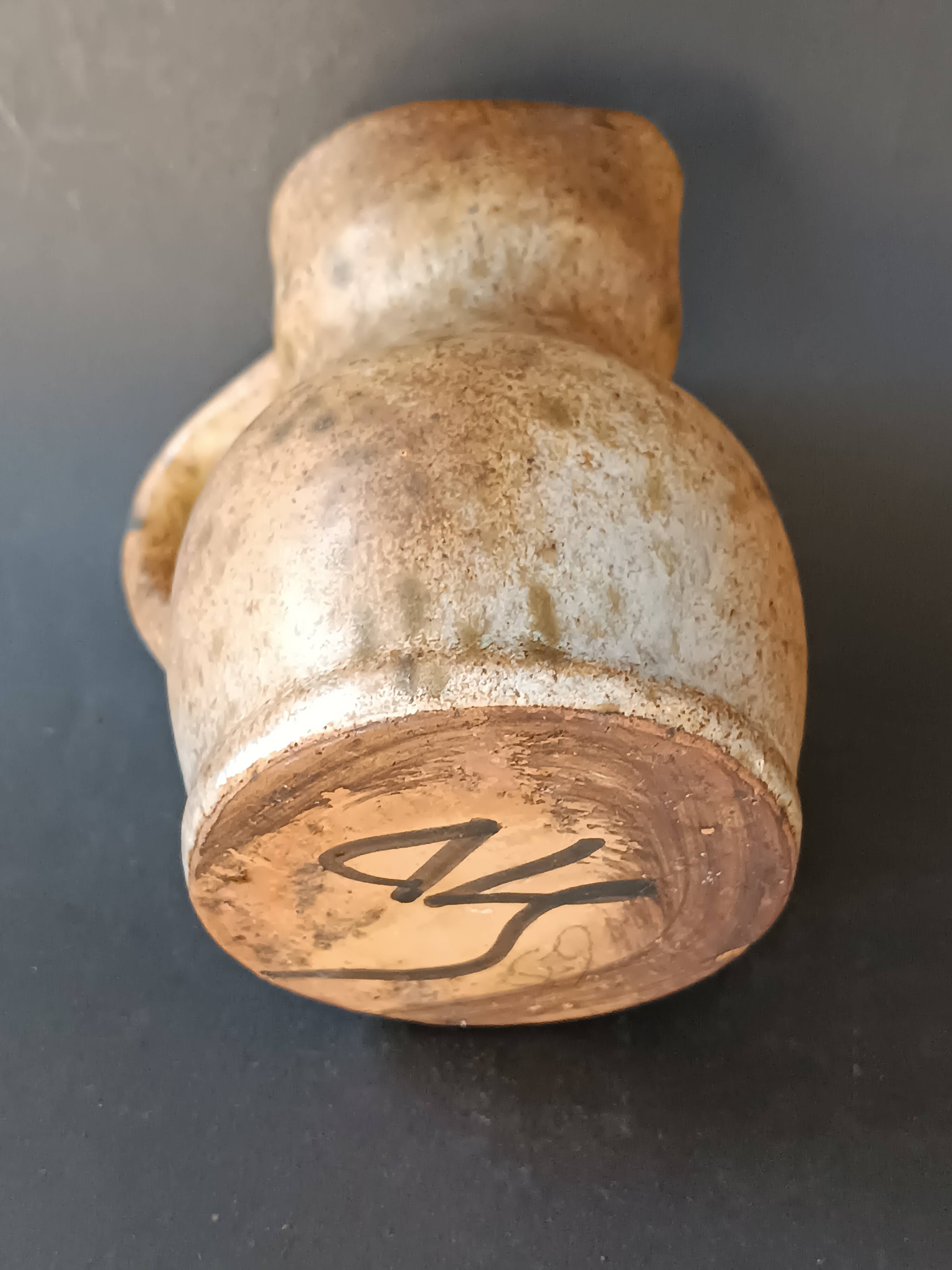 Pichet en grès Agnès Escala 1960