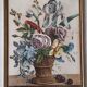 Old setting with floral bouquet