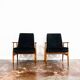 Fauteuils par H. Lis, 1960s, Set de 2