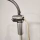 70s Gooseneck Metal Floor Lamp, Adjustable Height Tripod Base