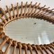 Vintage rattan mirror