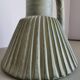 Vintage green ceramic pitcher, decorative jug from the 1960s