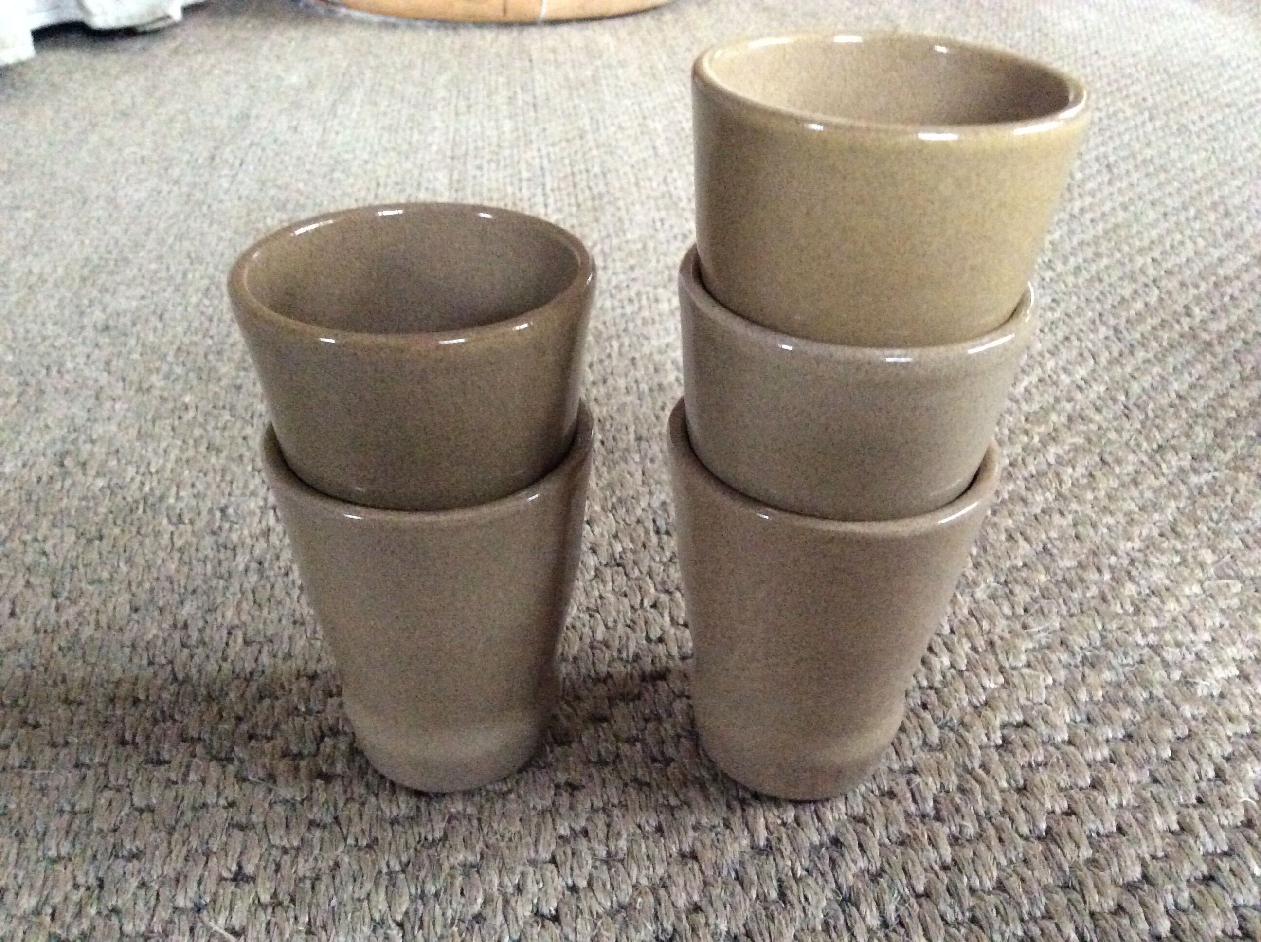Série de 5 tasses