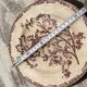 Antique French Terre de Fer Floral Compotier – c.1890–1910