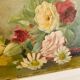 Oil on canvas 1898 still life bouquet deposited