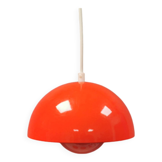 Lampe suspendue Flowerpot, modèle VP1, conçue par Verner Panton en 1968 et fabriquée dans les années 1970