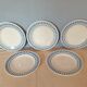 Suite of 5 flat plates Digoin Saarguemines