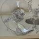 Art Deco crystal candle holder