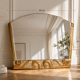 Miroir biseauté trapèze art déco 1920 88x67