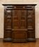Important neo-Gothic entrance wardrobe in carved oak with chest.