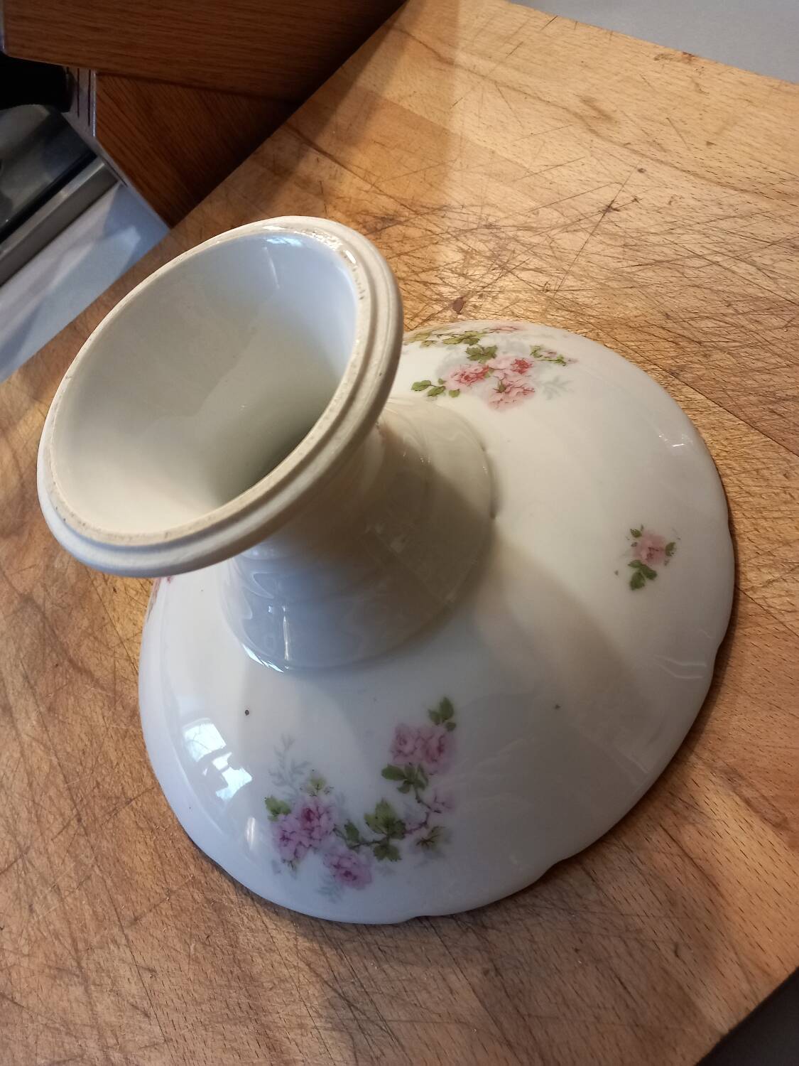 Porcelain compote bowl