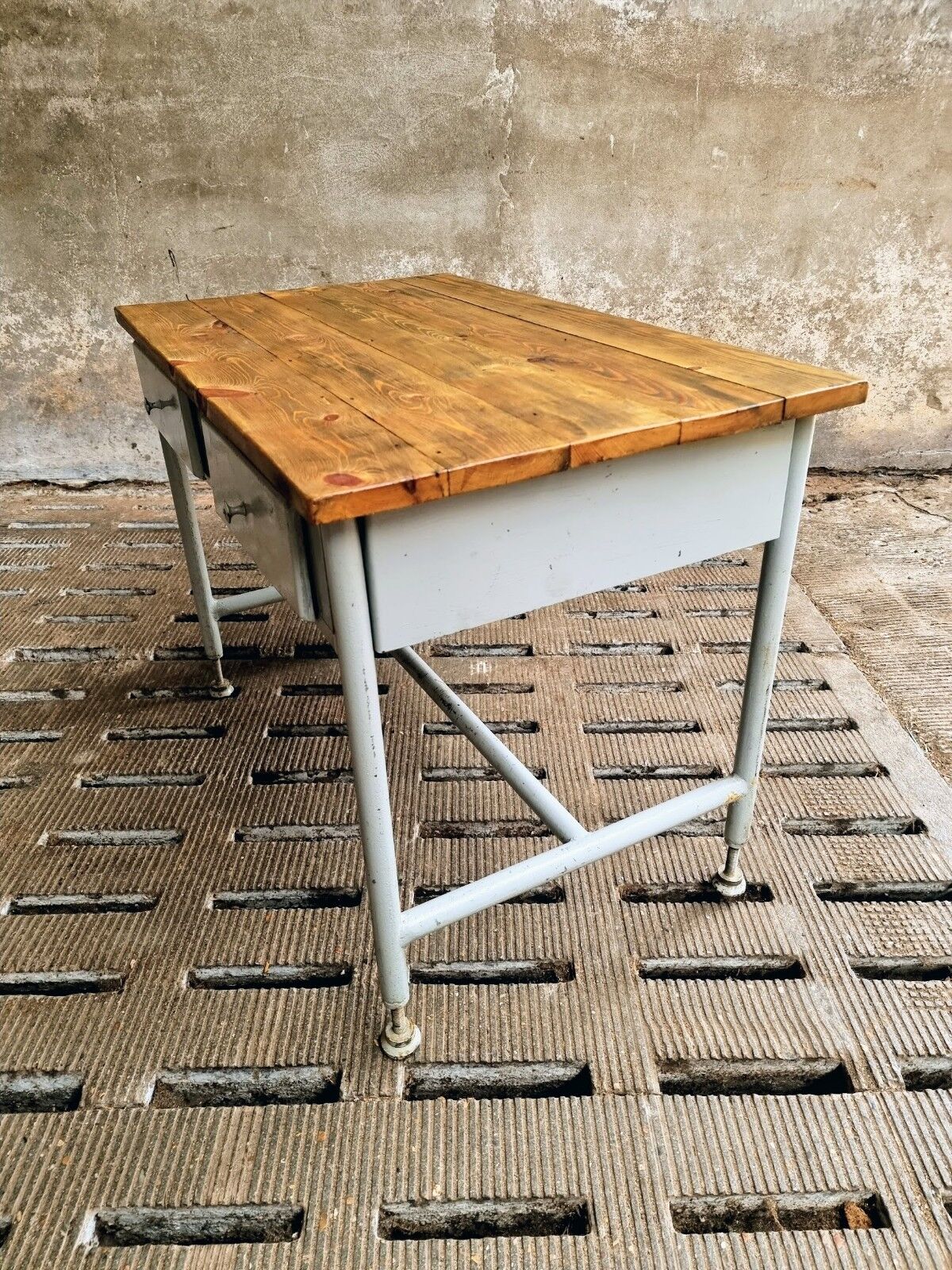 Industrial side table