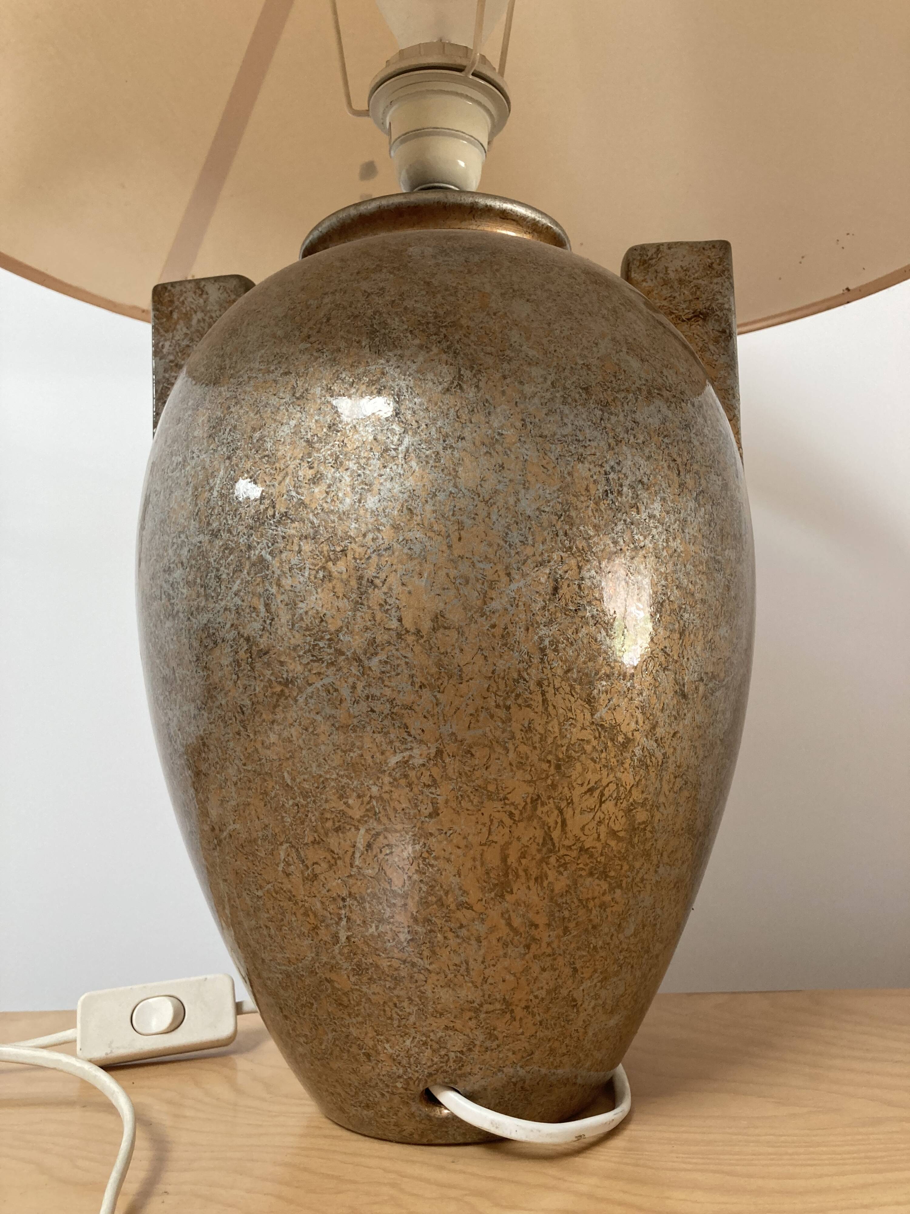 Lamp design house mathias paris vintage ceramic