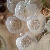 Apple-shaped dessert service - vintage