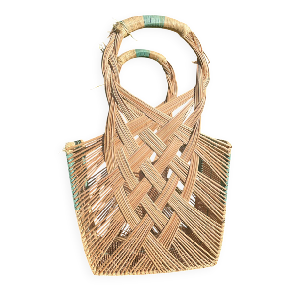Grand panier tressé