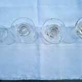 Set of 6 rustic glasses