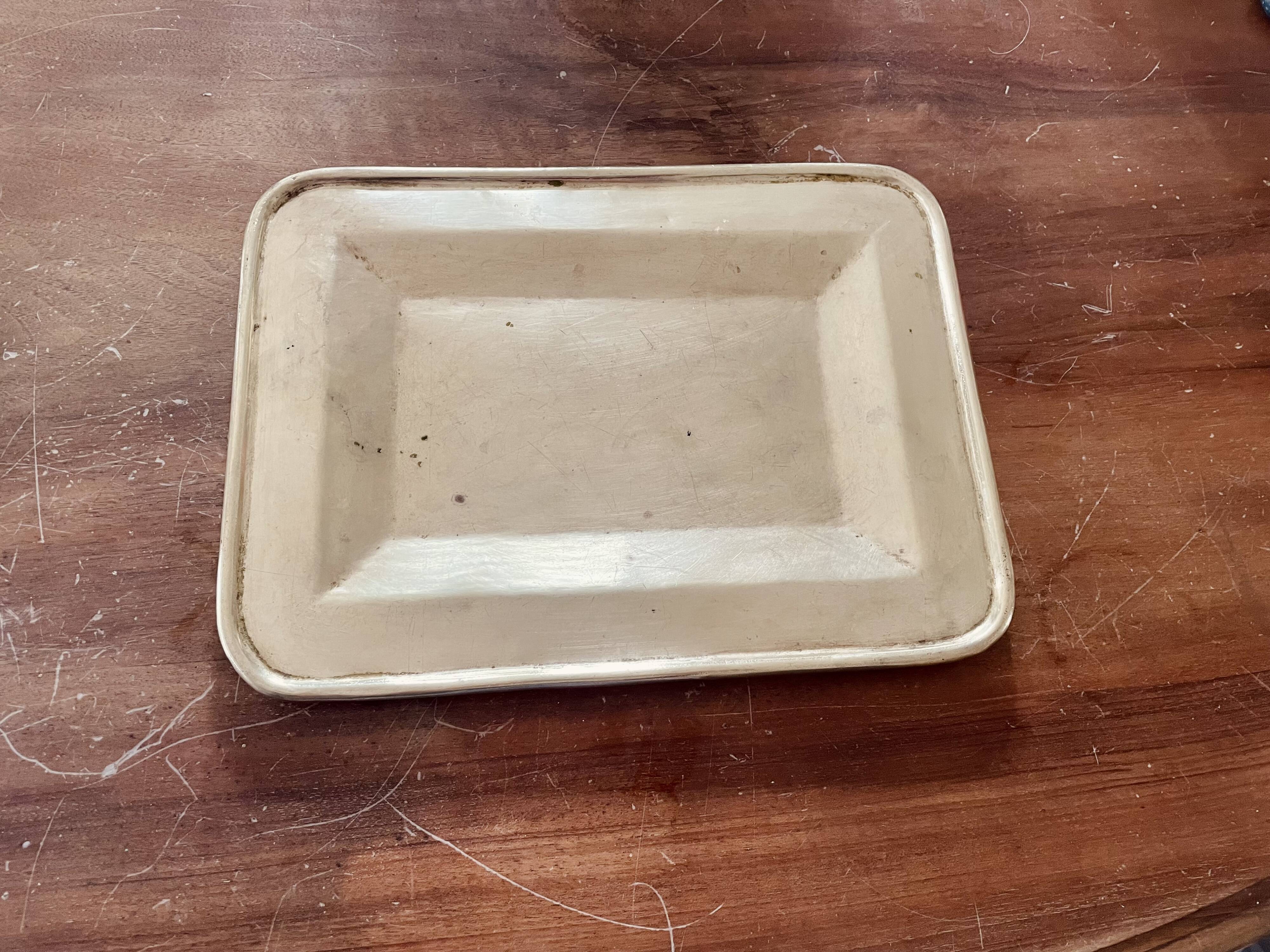 Solid brass tray