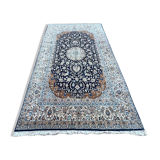Persian carpet nain wool and silk circa 1960